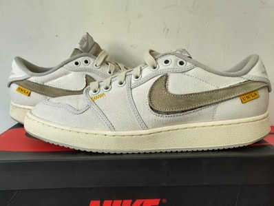 UNION × Nike Air Jordan 1 Low KO "White Canvas"