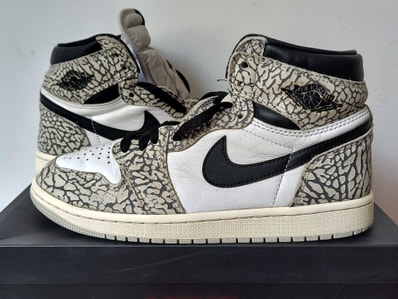Nike Air Jordan 1 High OG "White Cement/Safari"