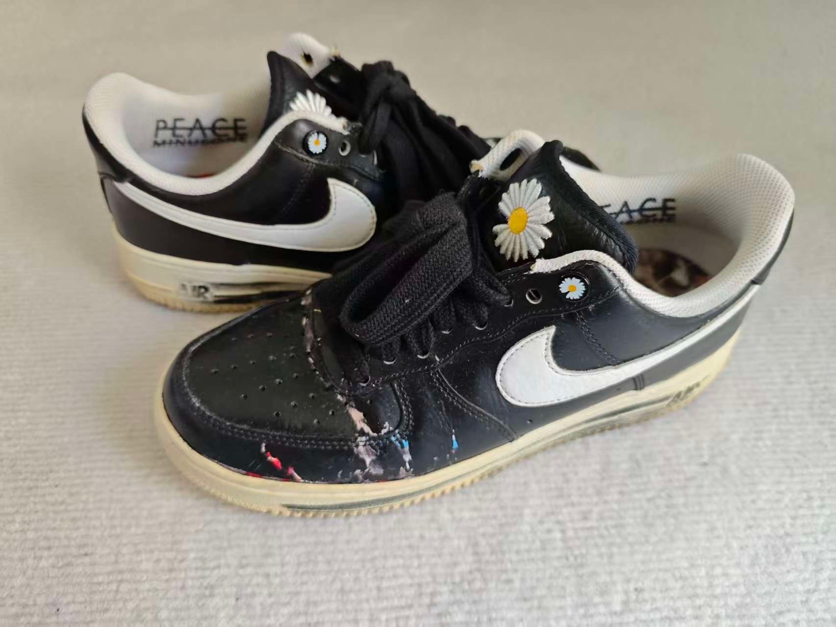 PEACEMINUSONE × Nike Air Force 1 Low Para Noise "Black" / G-DRAGON