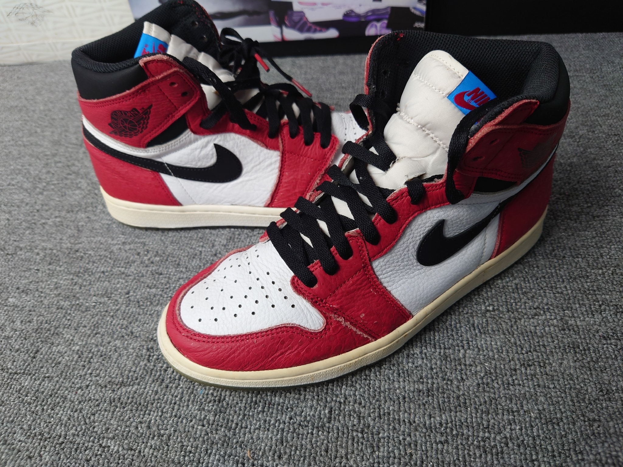 Spiderman × Nike Air Jordan 1 Origin Story "Gym Red/White/Photo Blue/Black"