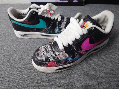 PEACEMINUSONE × Nike Air Force 1 Low '07 Para-Noise 3.0 "Black and Multi-Color" / G-DRAGON