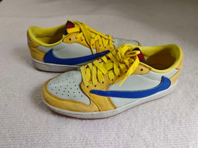 Travis Scott × Nike Women's Air Jordan 1 Retro Low OG "Canary"
