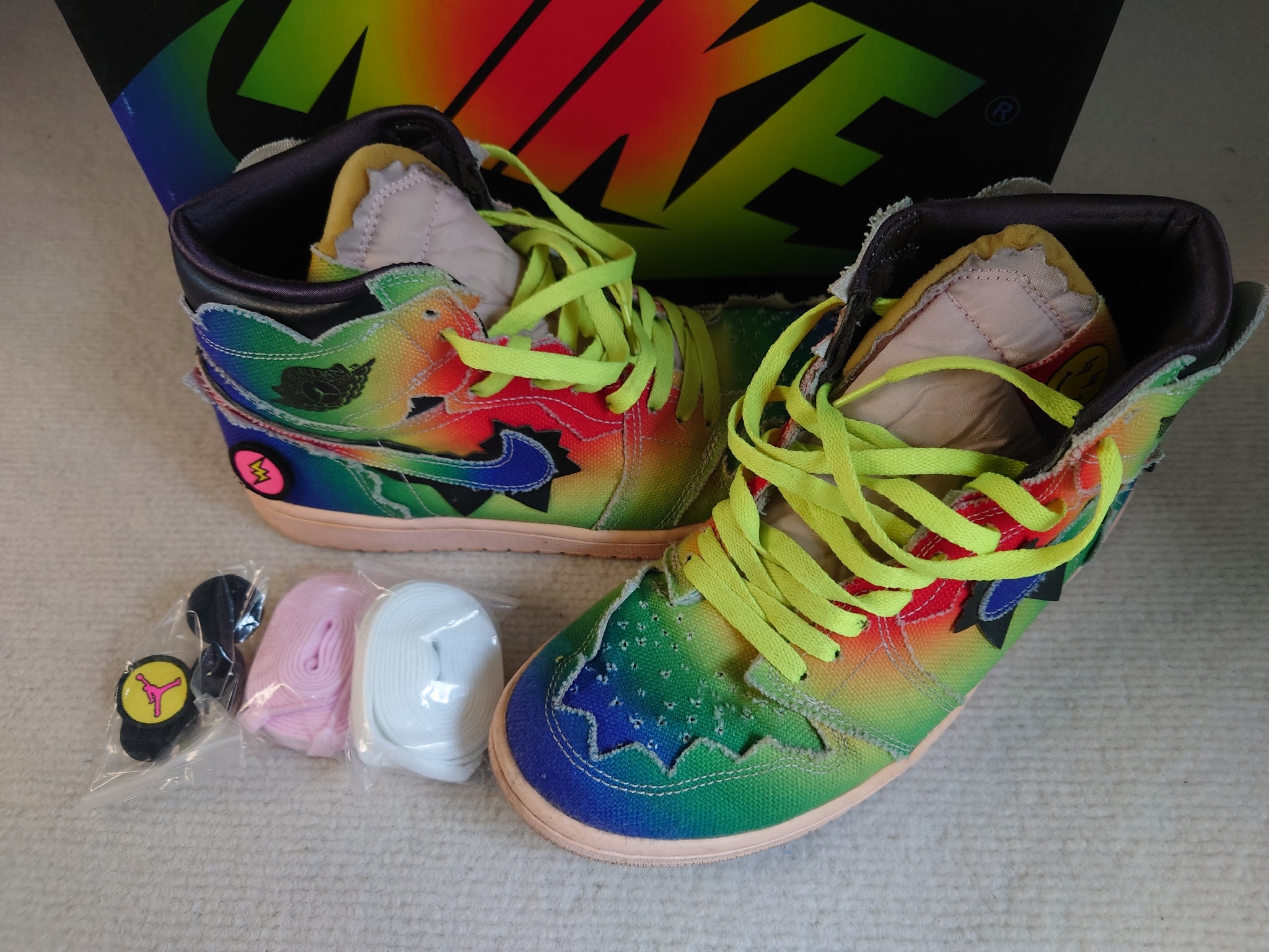 J Balvin × Nike Air Jordan 1 High OG "Rainbow"