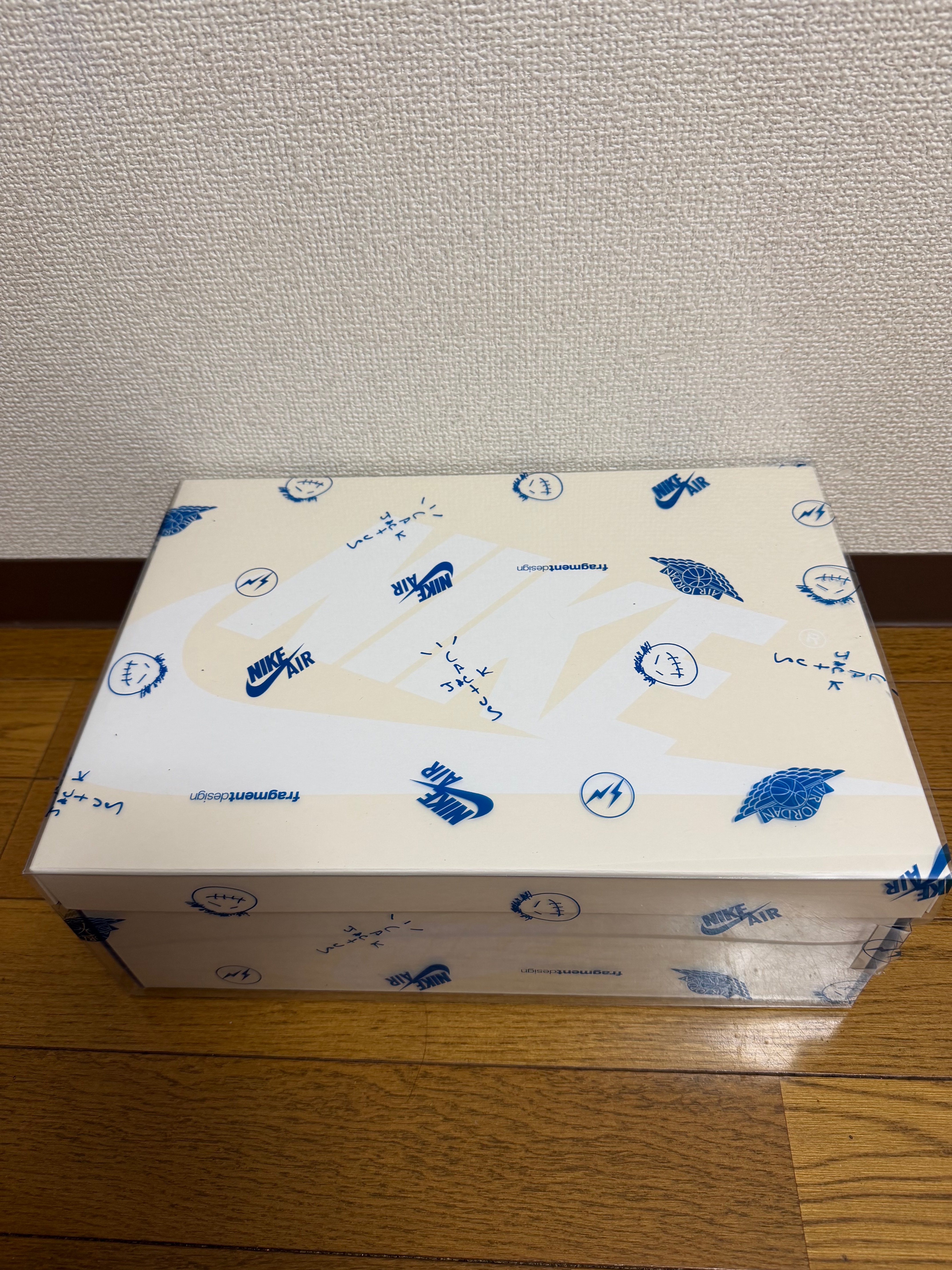 Travis Scott × fragment design × Nike Air Jordan 1 Low OG "Sail/Military Blue"