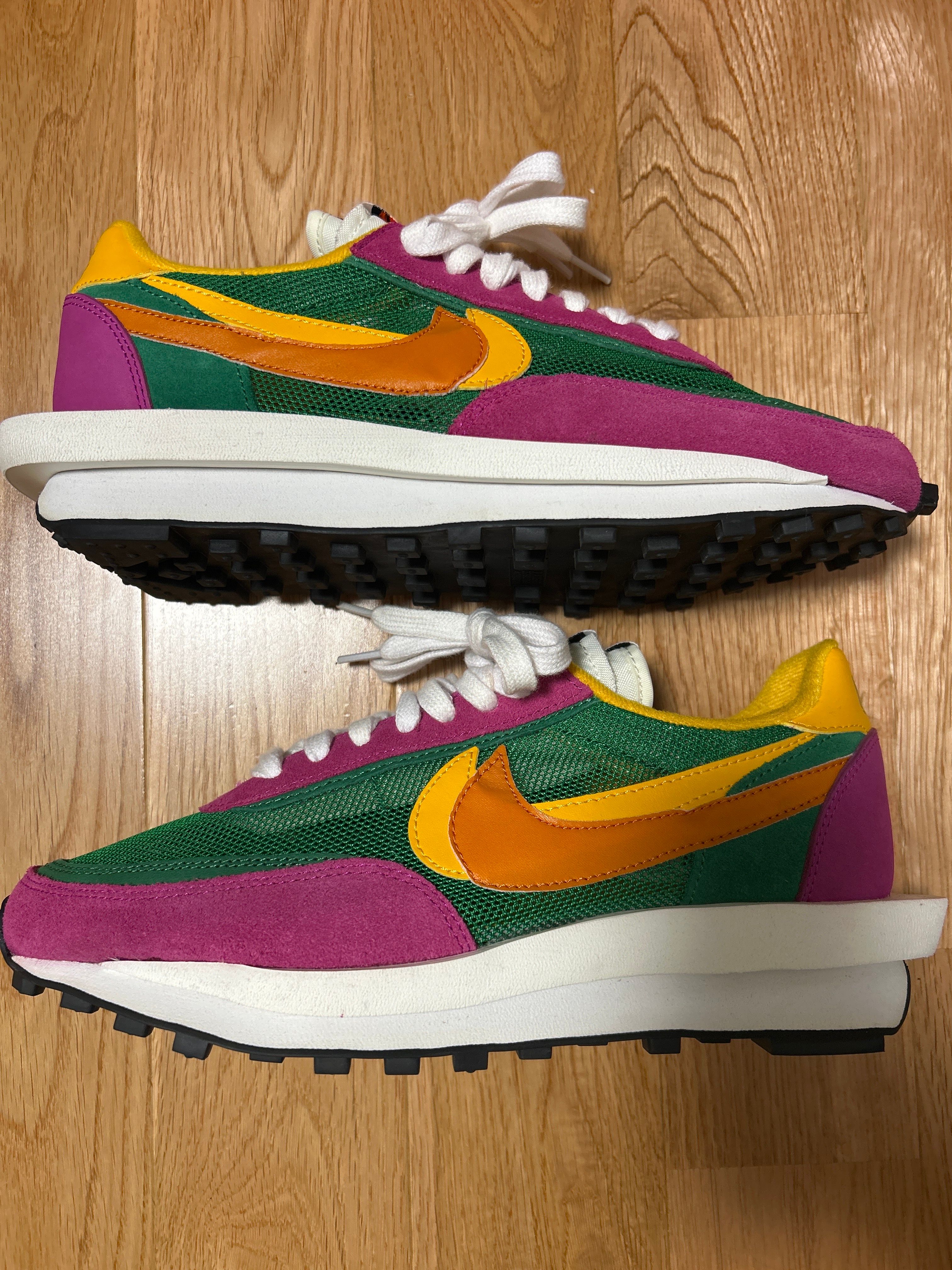 sacai × NIKE LDV WAFFLE "PINE GREEN"