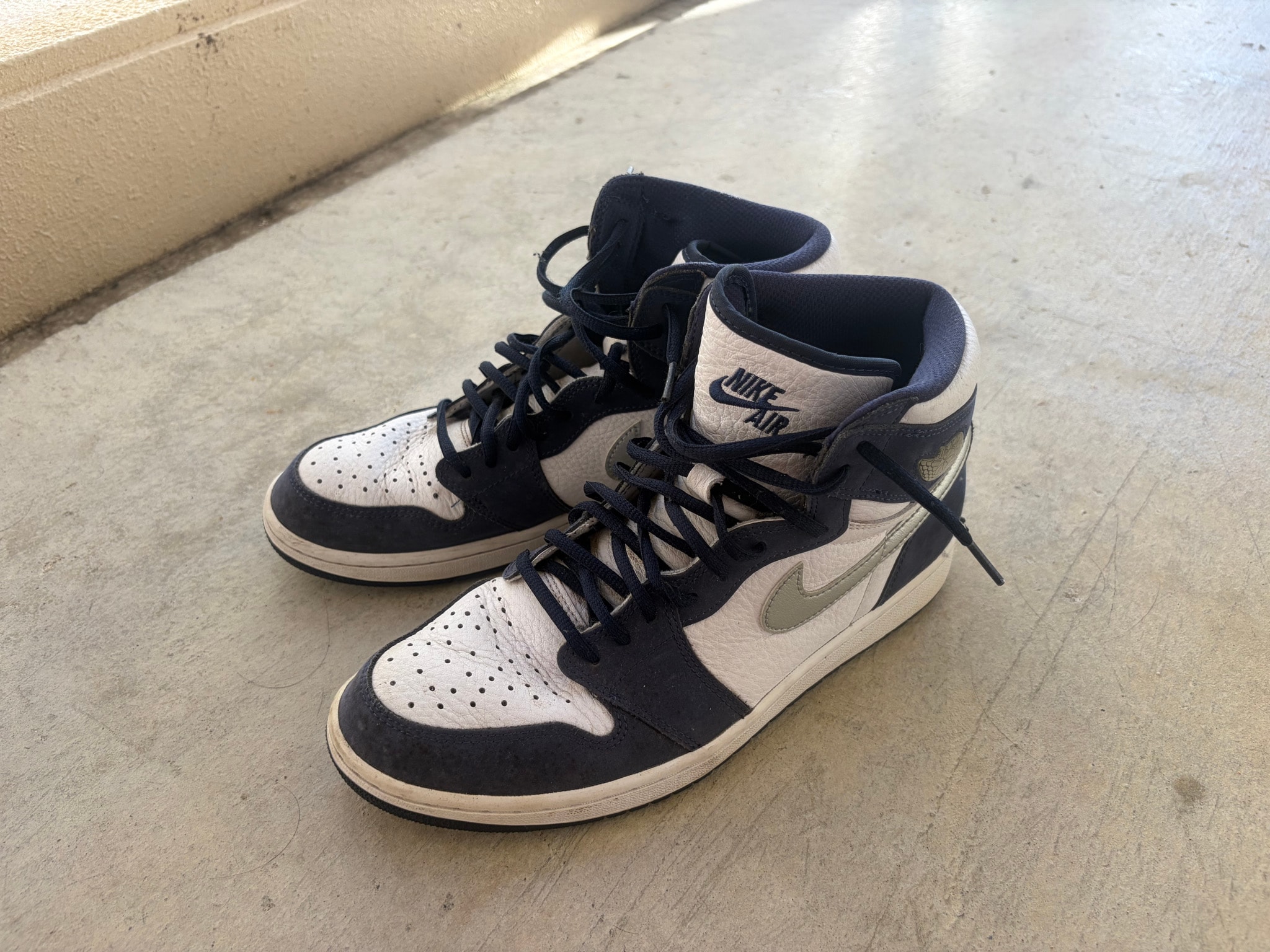 Nike Air Jordan 1 High OG CO.JP "White/Midnight Navy" (2020) (Standard Box)