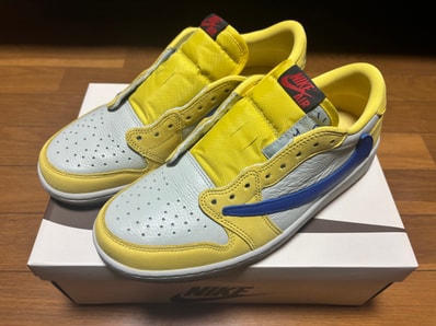 Travis Scott × Nike Women's Air Jordan 1 Retro Low OG "Canary"