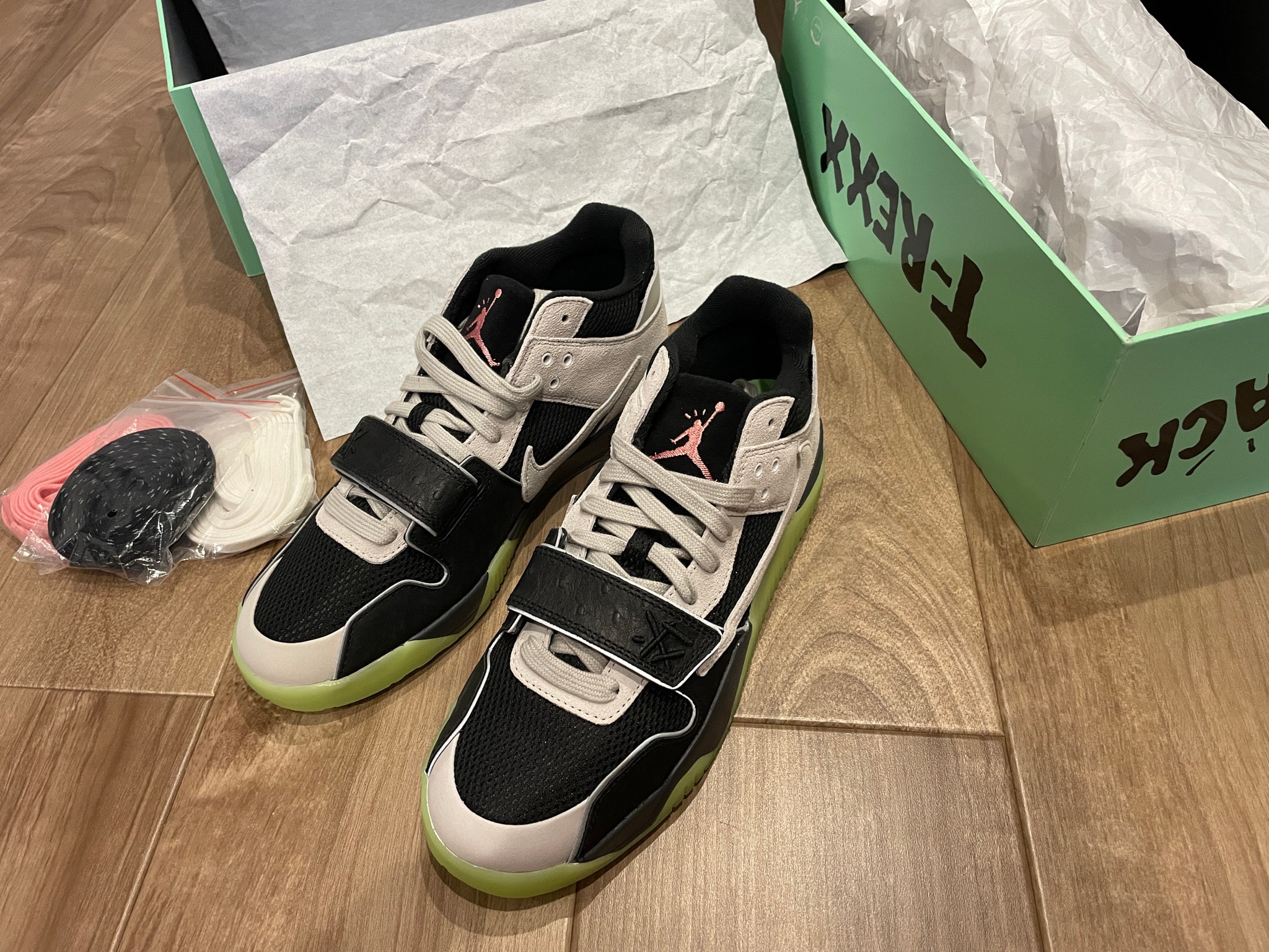 Travis Scott × Chase B × Nike Jumpman Jack TR CJ1 T-Rexx "Night Silver"