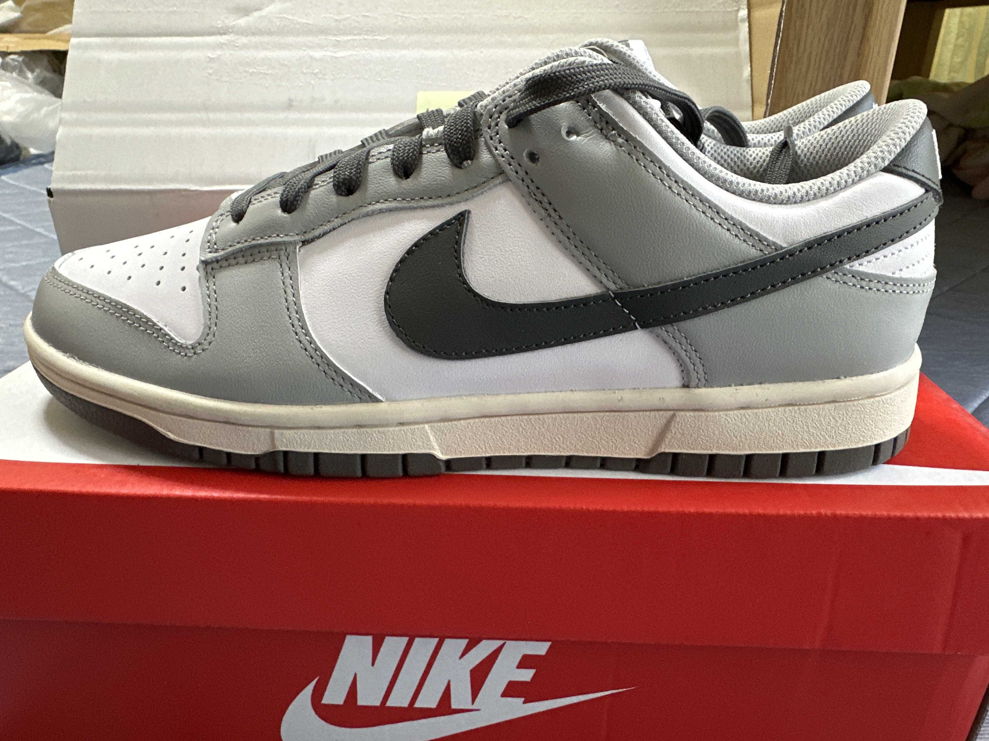 Nike Women's Dunk Low "White Light Smoke Grey"