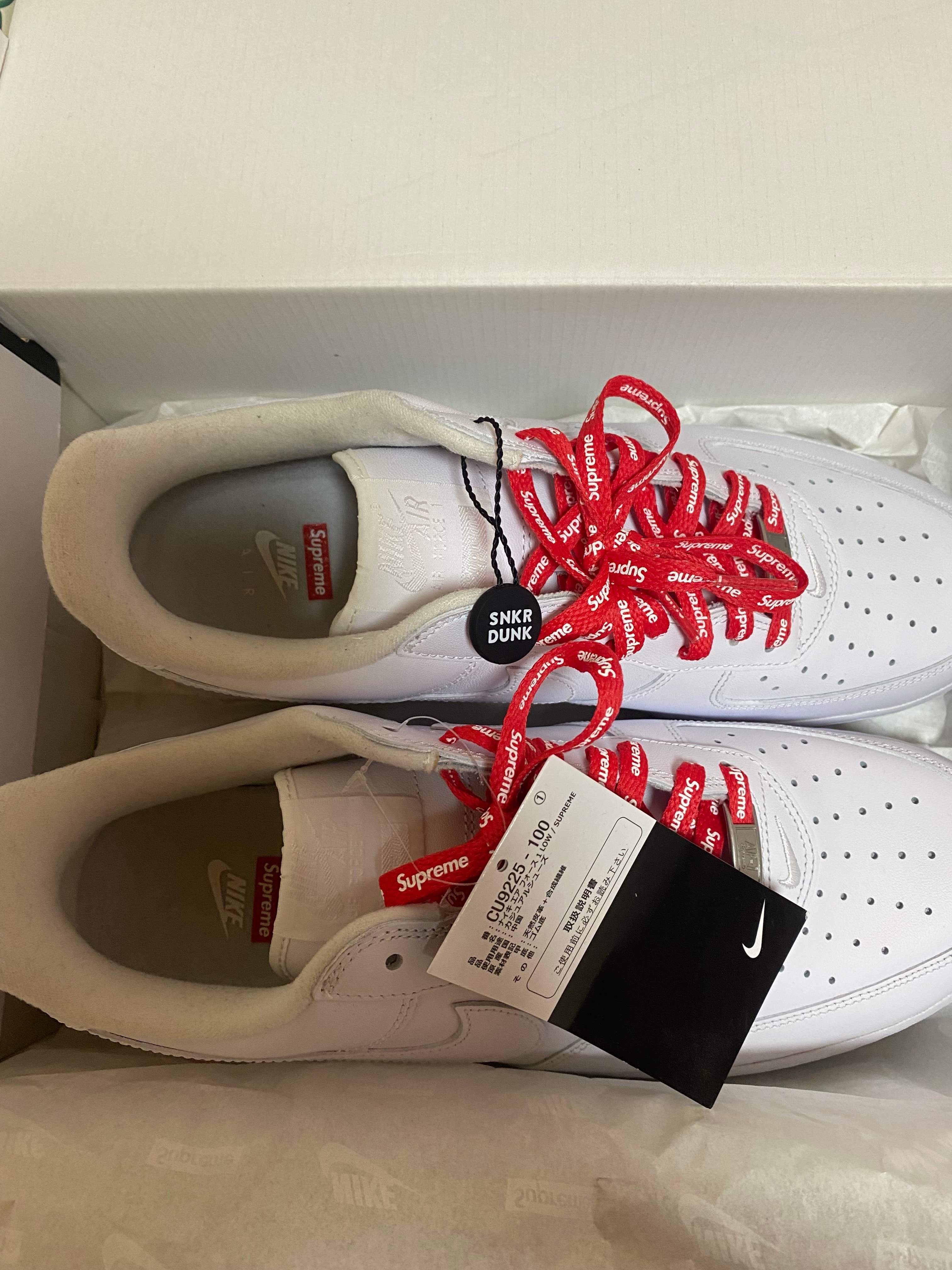 Supreme × Nike Air Force 1 Low "White"