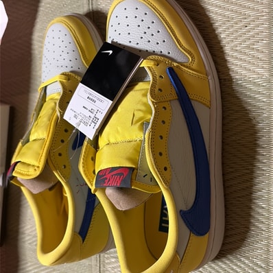 Travis Scott × Nike Women's Air Jordan 1 Retro Low OG "Canary"