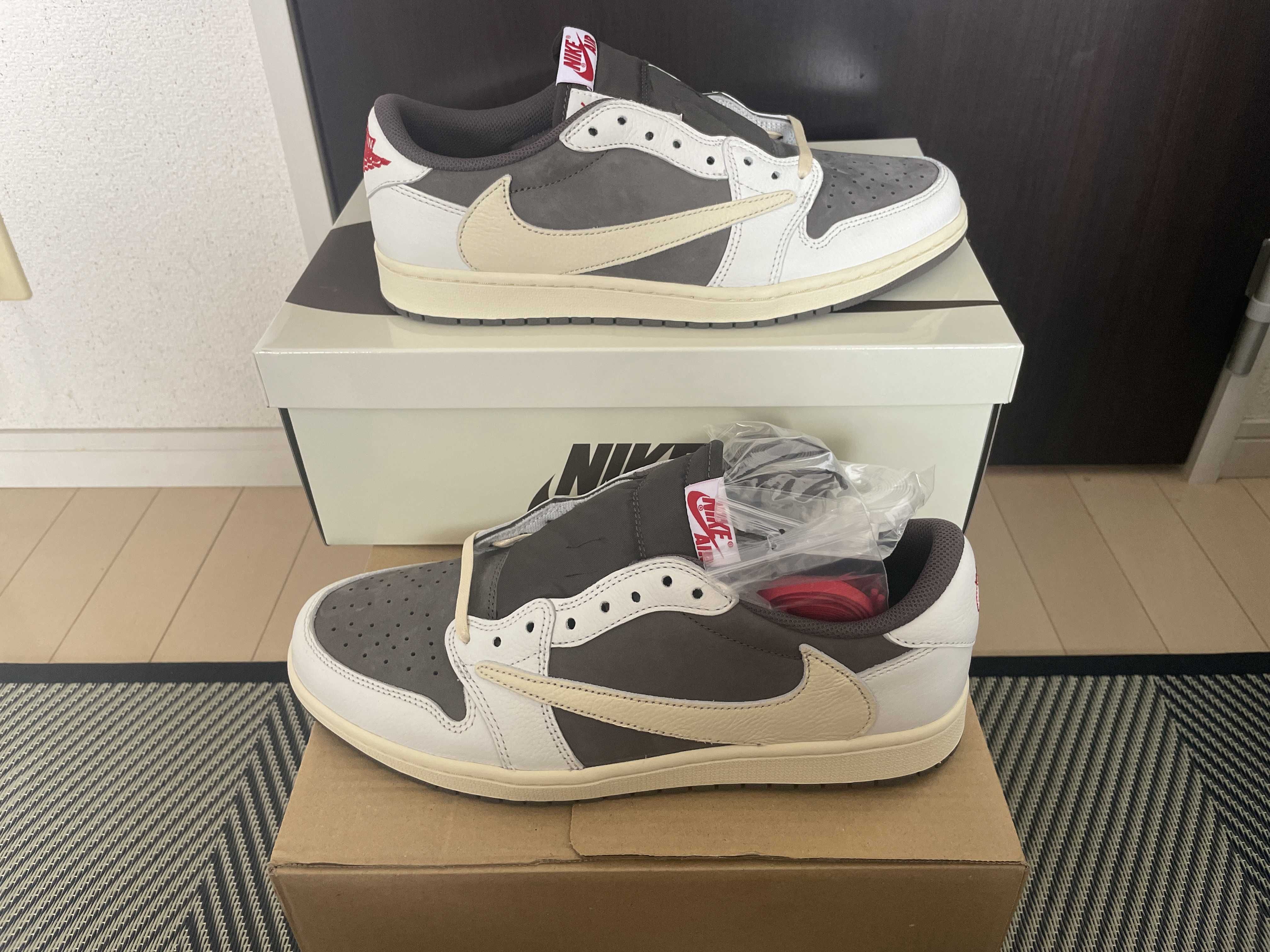 Travis Scott × Nike Air Jordan 1 Low OG SP "Reverse Mocha/Sail and Ridgerock"