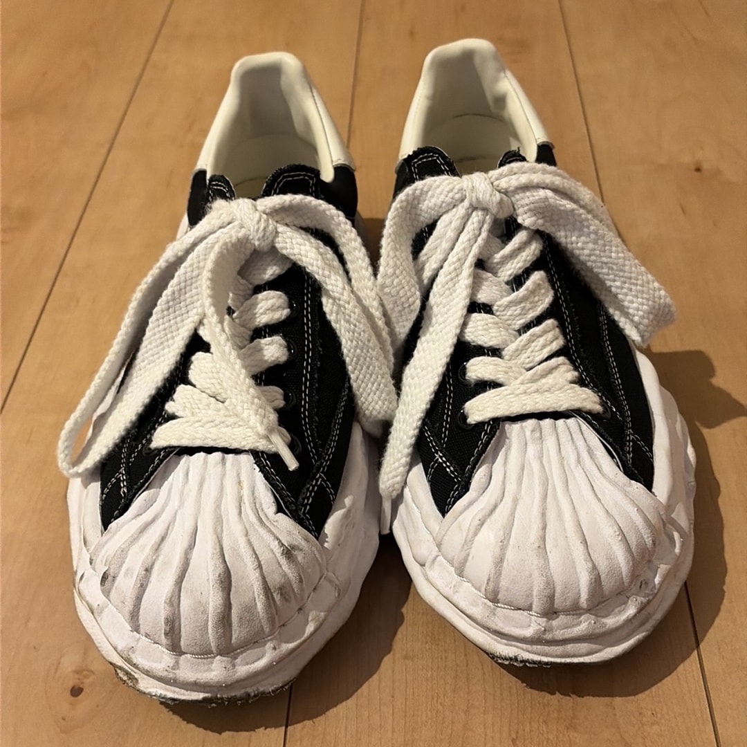 Maison MIHARA YASUHIRO BLAKEY OG Sole Canvas Low-top Sneaker "Black"