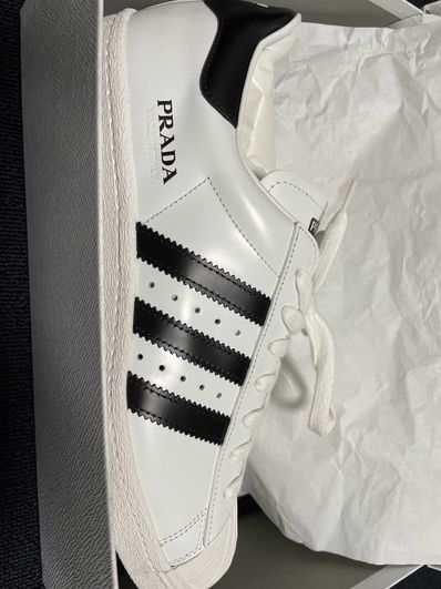 PRADA × adidas Superstar "Core White/Core Black-Core White"