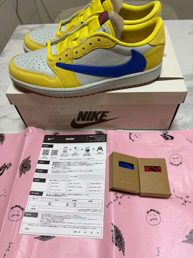 Travis Scott × Nike Women's Air Jordan 1 Retro Low OG "Canary"
