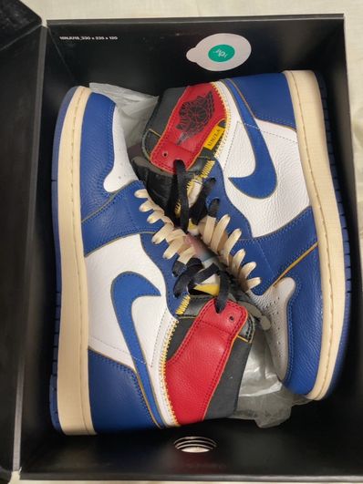 Union × Nike Air Jordan 1 Retro High OG NRG "Storm Blue/Varsity Red"