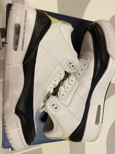Fragment × Nike Air Jordan 3 "White/Black"