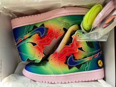 J Balvin × Nike Air Jordan 1 High OG "Rainbow"
