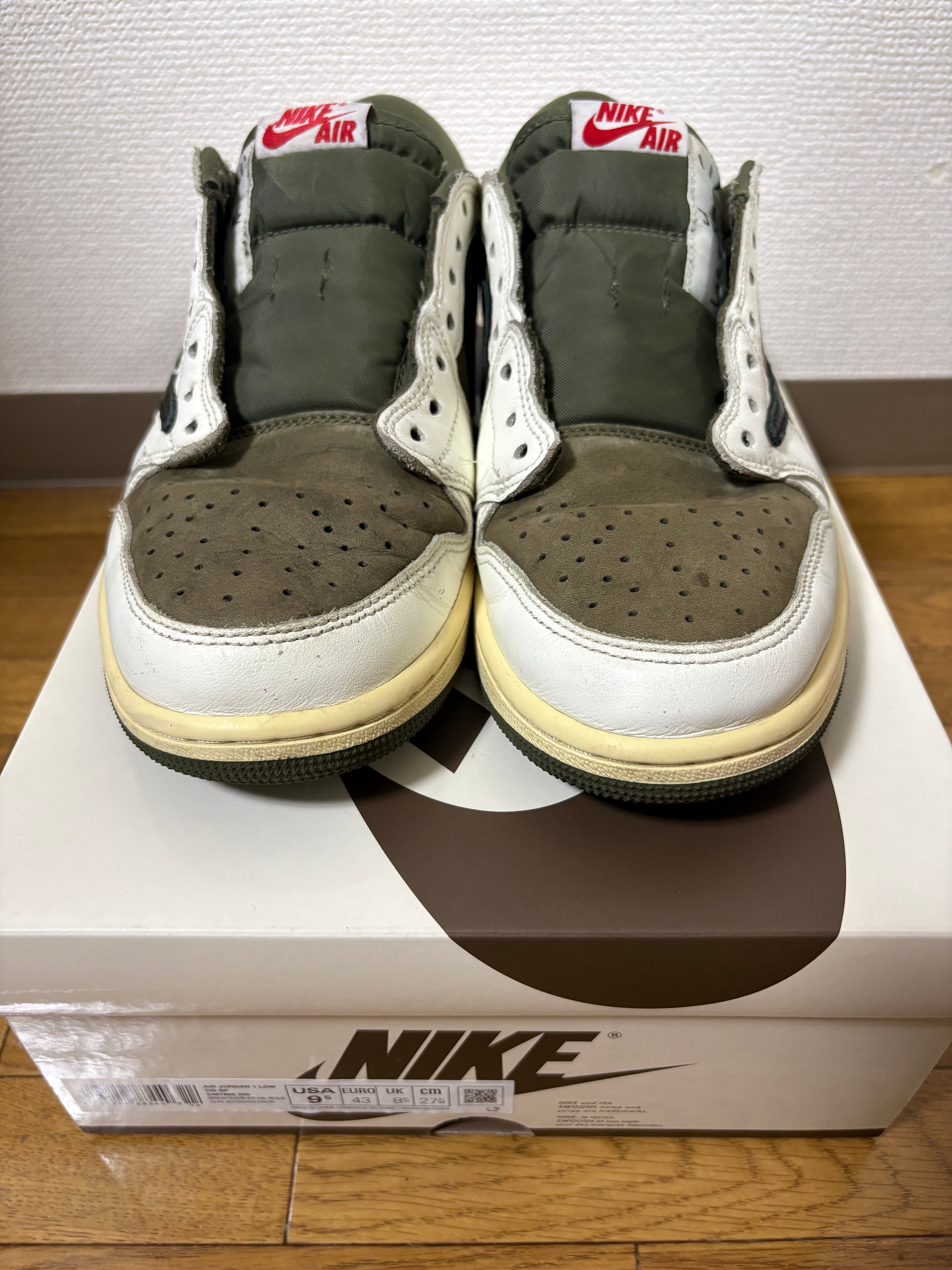 Travis Scott × Nike Air Jordan 1 Low OG SP "Reverse Olive"