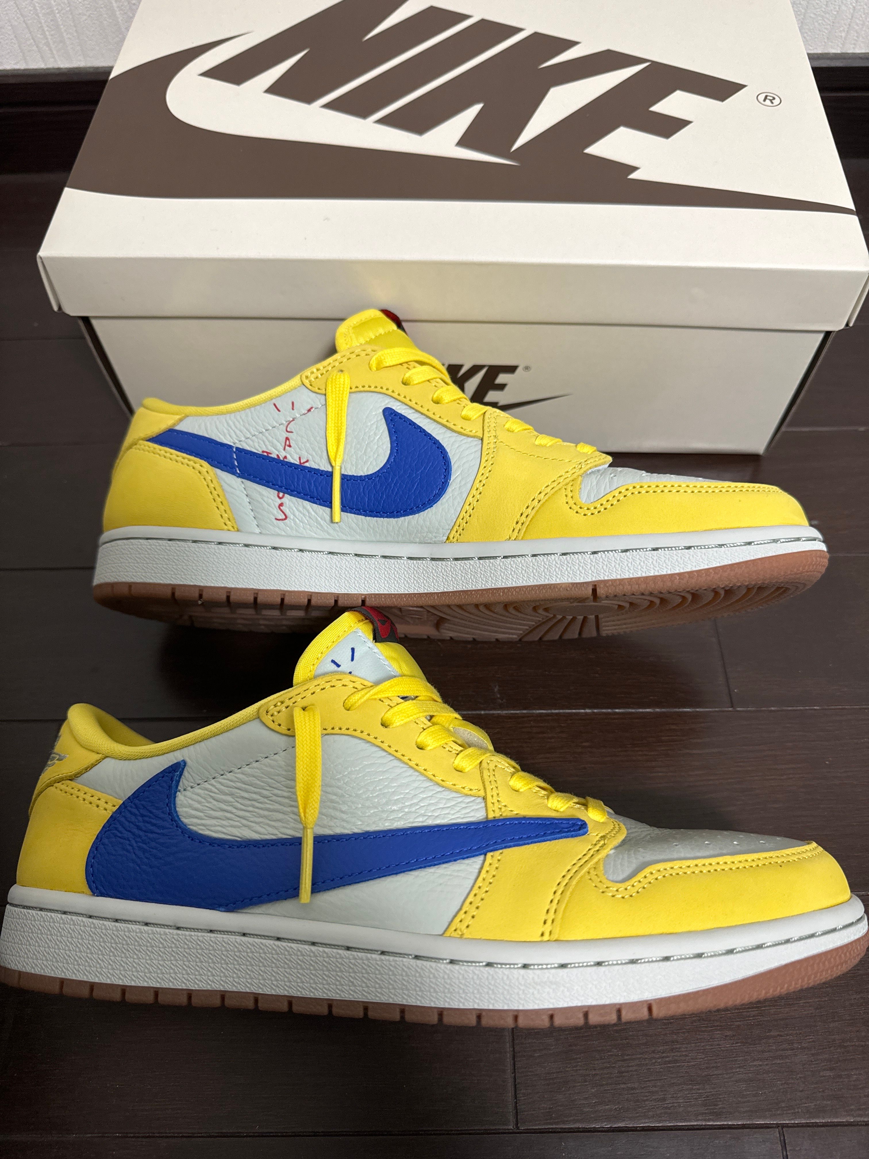 Travis Scott × Nike Women's Air Jordan 1 Retro Low OG "Canary"