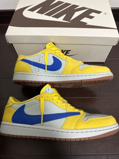 Travis Scott × Nike Women's Air Jordan 1 Retro Low OG "Canary"