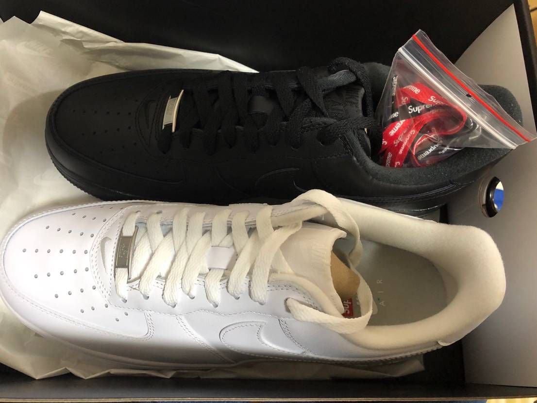 Supreme × Nike Air Force 1 Low "White"