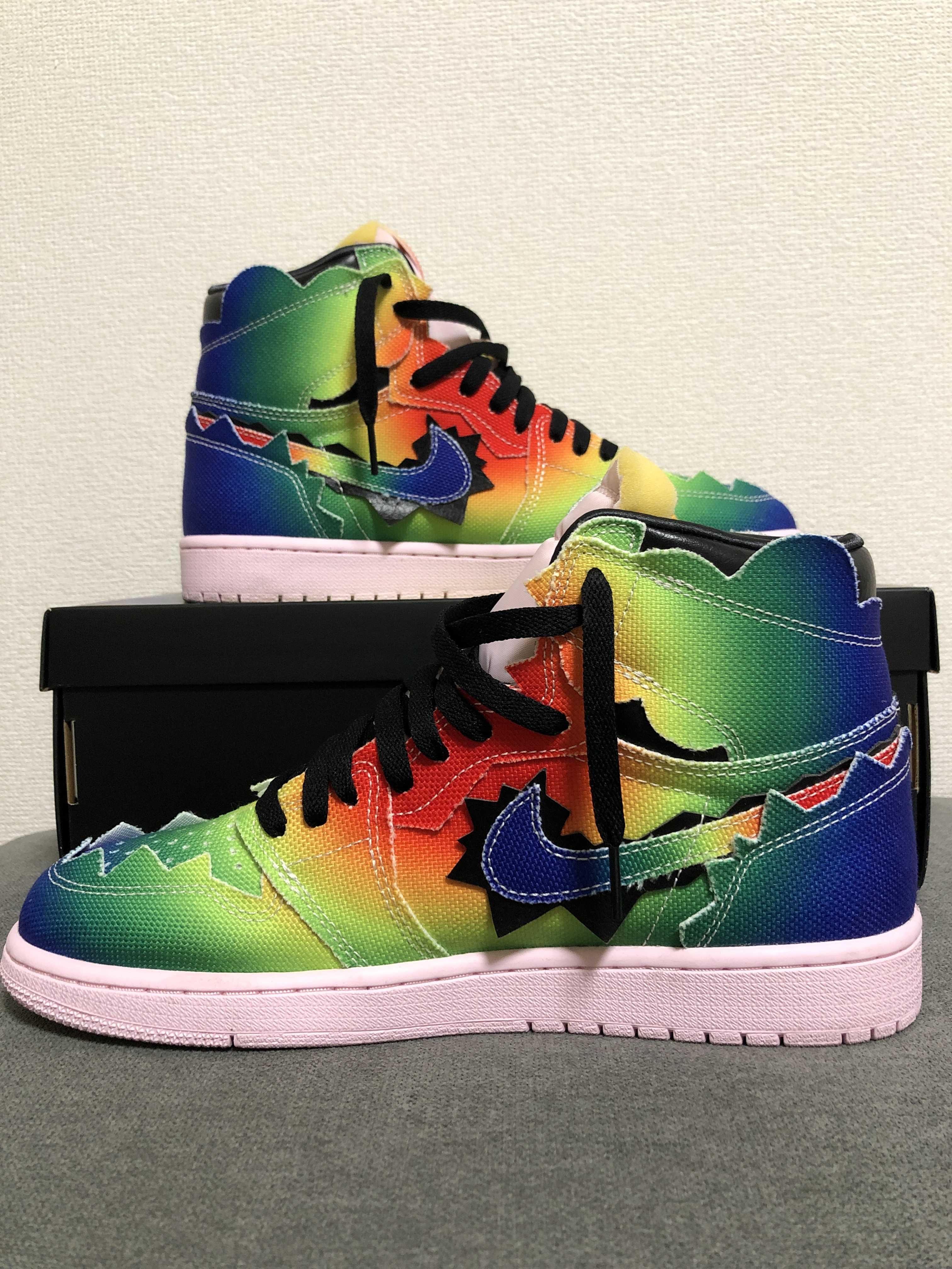 J Balvin × Nike Air Jordan 1 High OG "Rainbow"