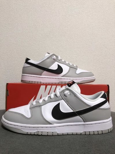 Nike Dunk Low SE Lottery オンライン限定商品販壳 【即完売】新品24 ナイキ GS グレーフォグ ロッタリー SE ロー ダンク スニーカー
