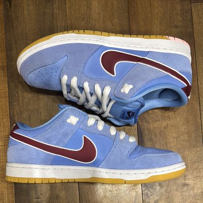 Nike SB Dunk Low Pro "Philadelphia Phillies/Valor Blue and Team Maroon"