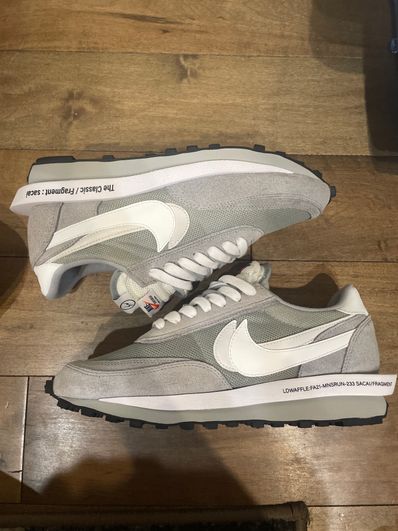 Fragment × sacai × Nike LD Waffle "Light Smoke Grey"