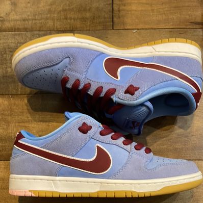 Nike SB Dunk Low Pro "Philadelphia Phillies/Valor Blue and Team Maroon"
