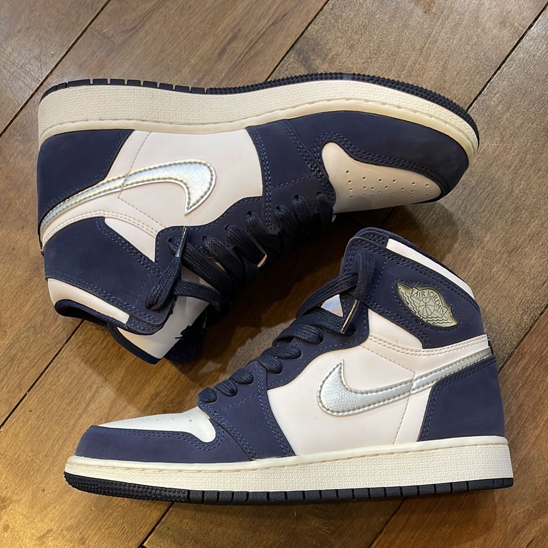 Nike GS Air Jordan 1 High OG CO.JP "Midnight Navy" (2020)(ブリーフケースなし)