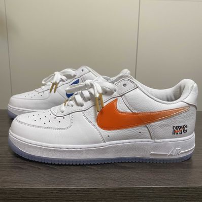 KITH × Nike Air Force 1 Low "White/Rush Blue/White/Brilliant Orange"