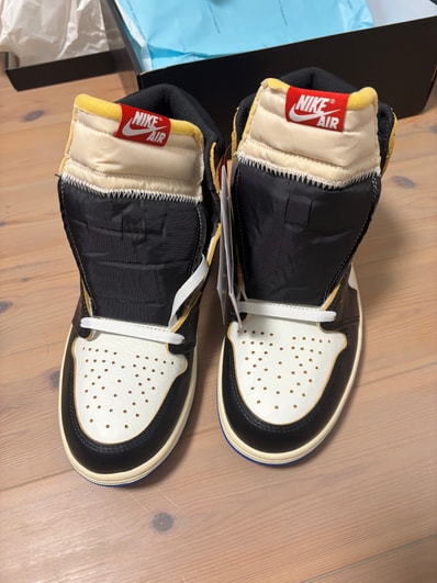 fragment design × UNION × Nike Air Jordan 1 High OG "Black/Varsity Red"