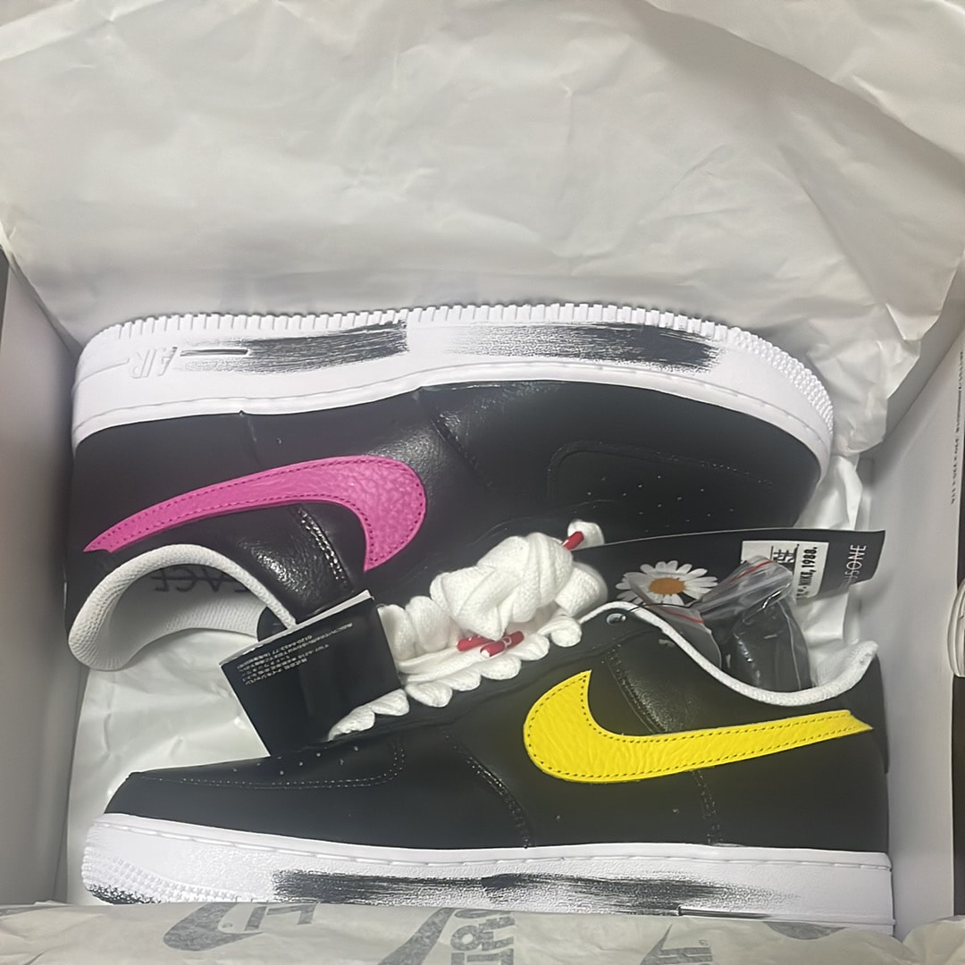 PEACEMINUSONE × Nike Air Force 1 Low '07 Para-Noise 3.0 "Black and Multi-Color" / G-DRAGON