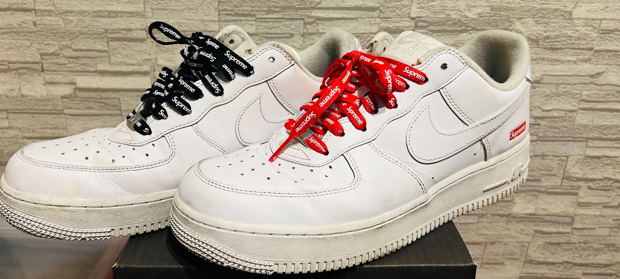 Supreme × Nike Air Force 1 Low "White"