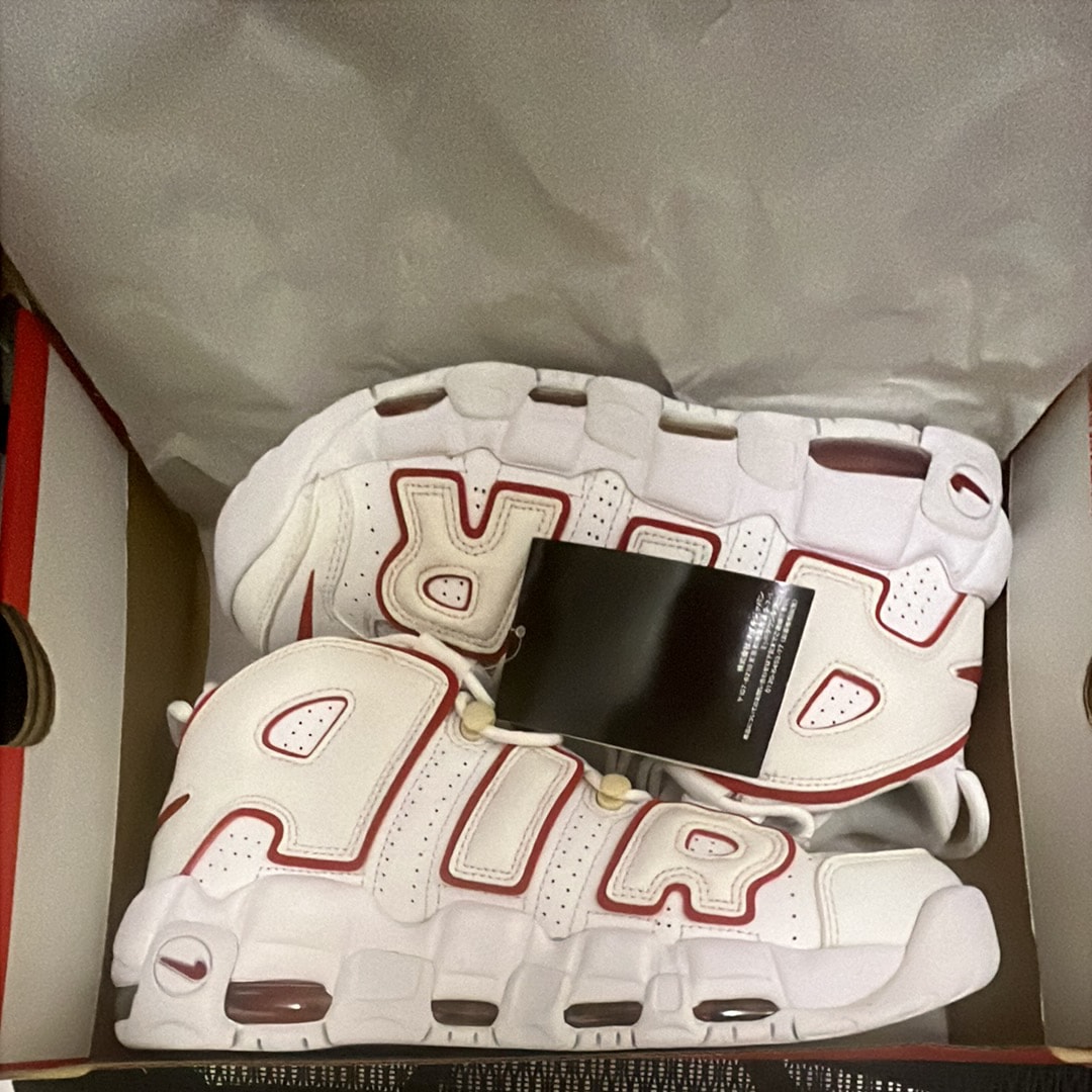 ナイキ エア モア アップテンポ "ホワイト/バーシティレッド" (2021)