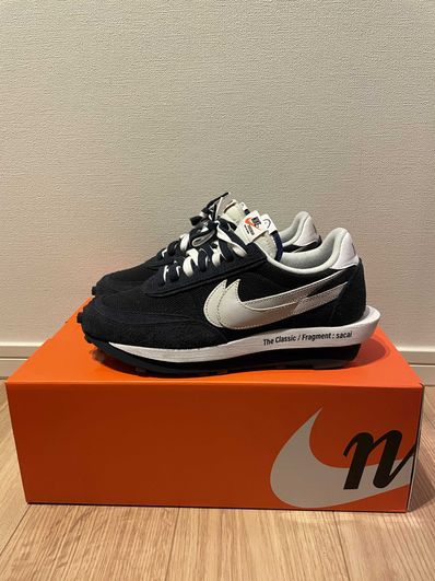 Fragment × sacai × Nike LD Waffle "Blackended Blue"