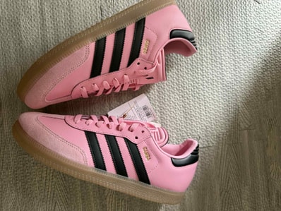 Inter Miami CF × adidas Samba Messi "Light Pink/Core Black/Gum"