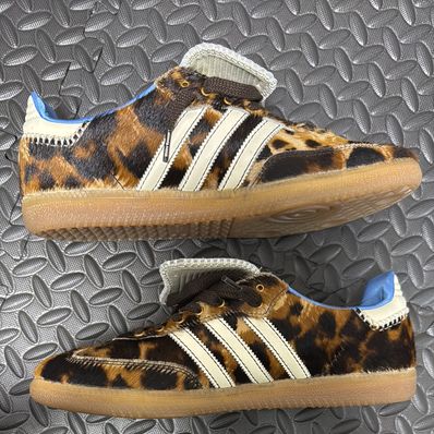 Wales Bonner × adidas Samba Pony Leo Low "Dark Brown/Cream White"