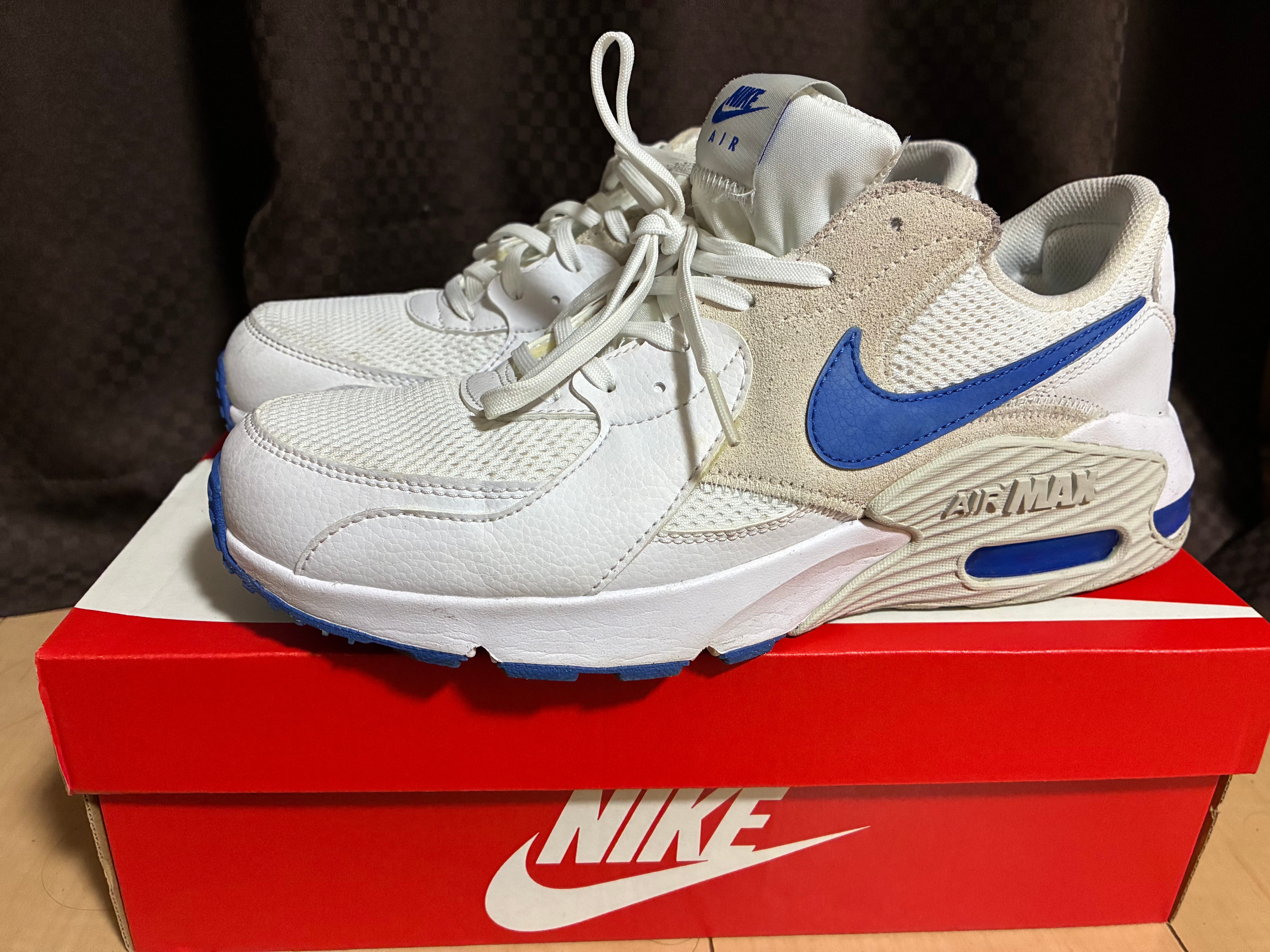 ナイキ エアマックス エクシー "ホワイト/ゲームロイヤル/フォトンダスト"