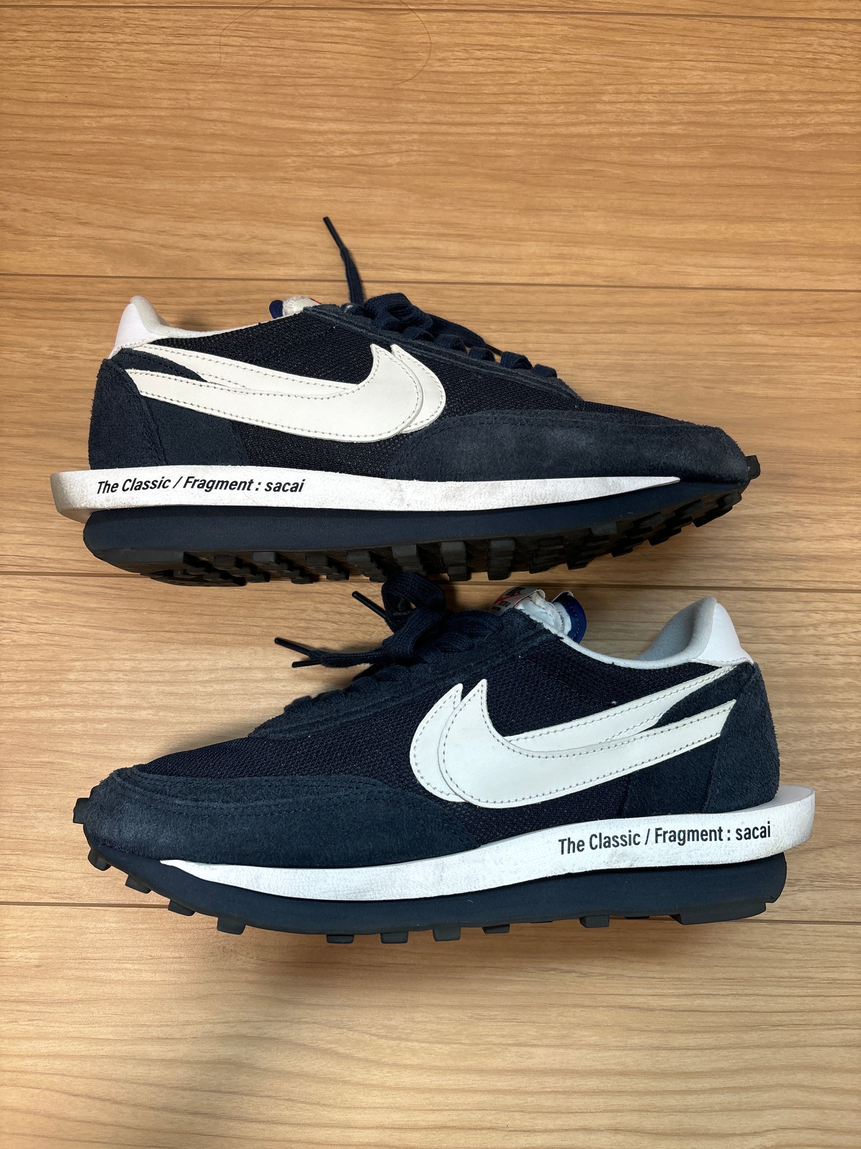 Fragment × sacai × Nike LD Waffle "Blackended Blue"