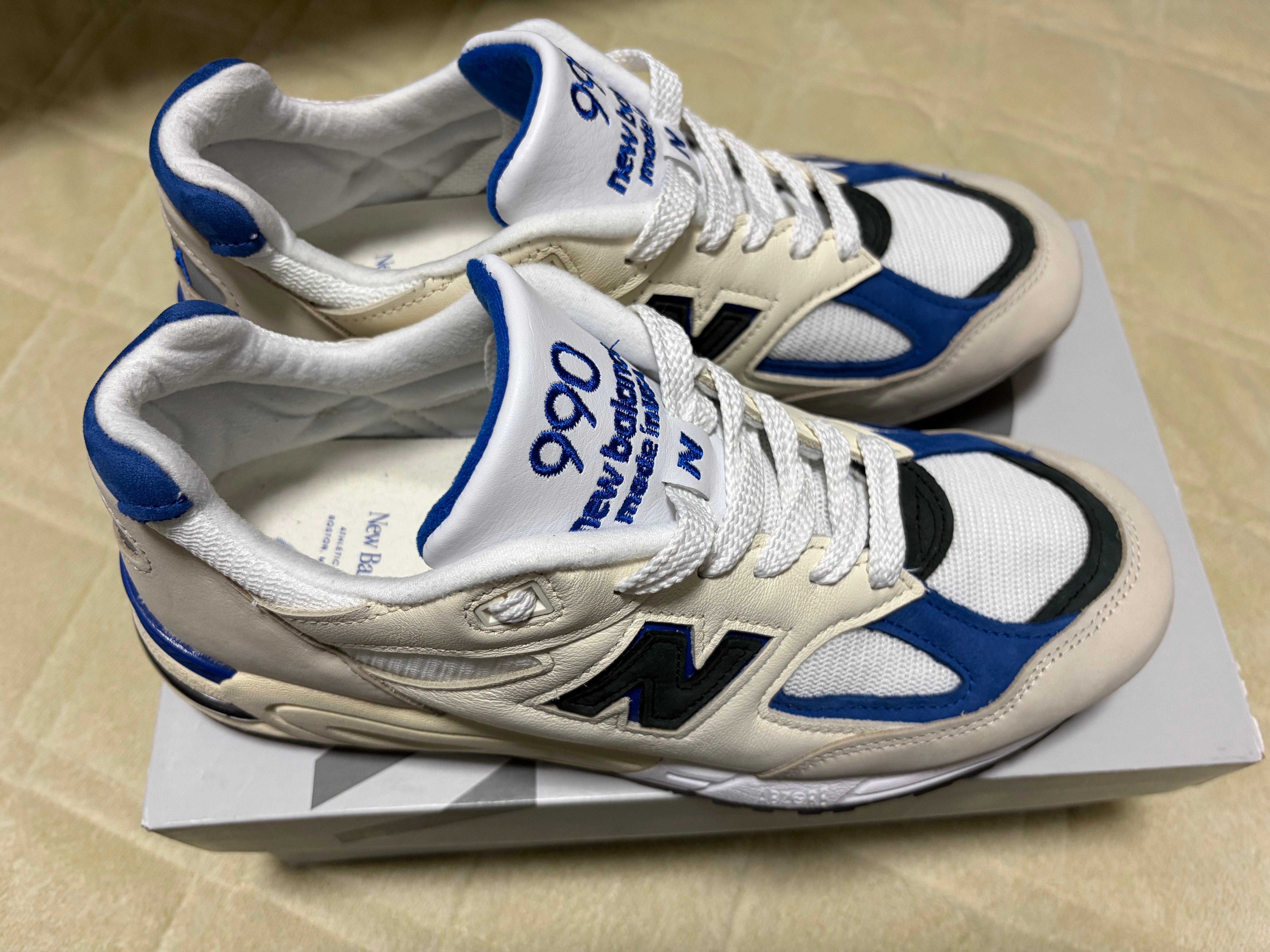 ニューバランス 990V2 "ホワイト/ネイビー"