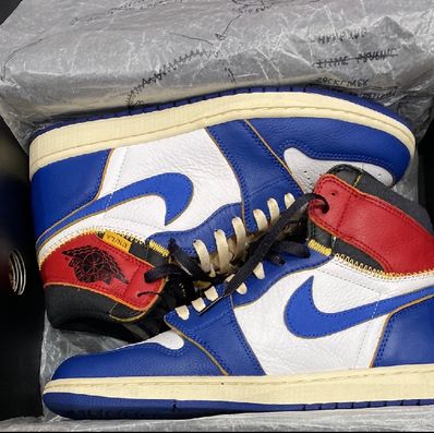 Union × Nike Air Jordan 1 Retro High OG NRG "Storm Blue/Varsity Red"