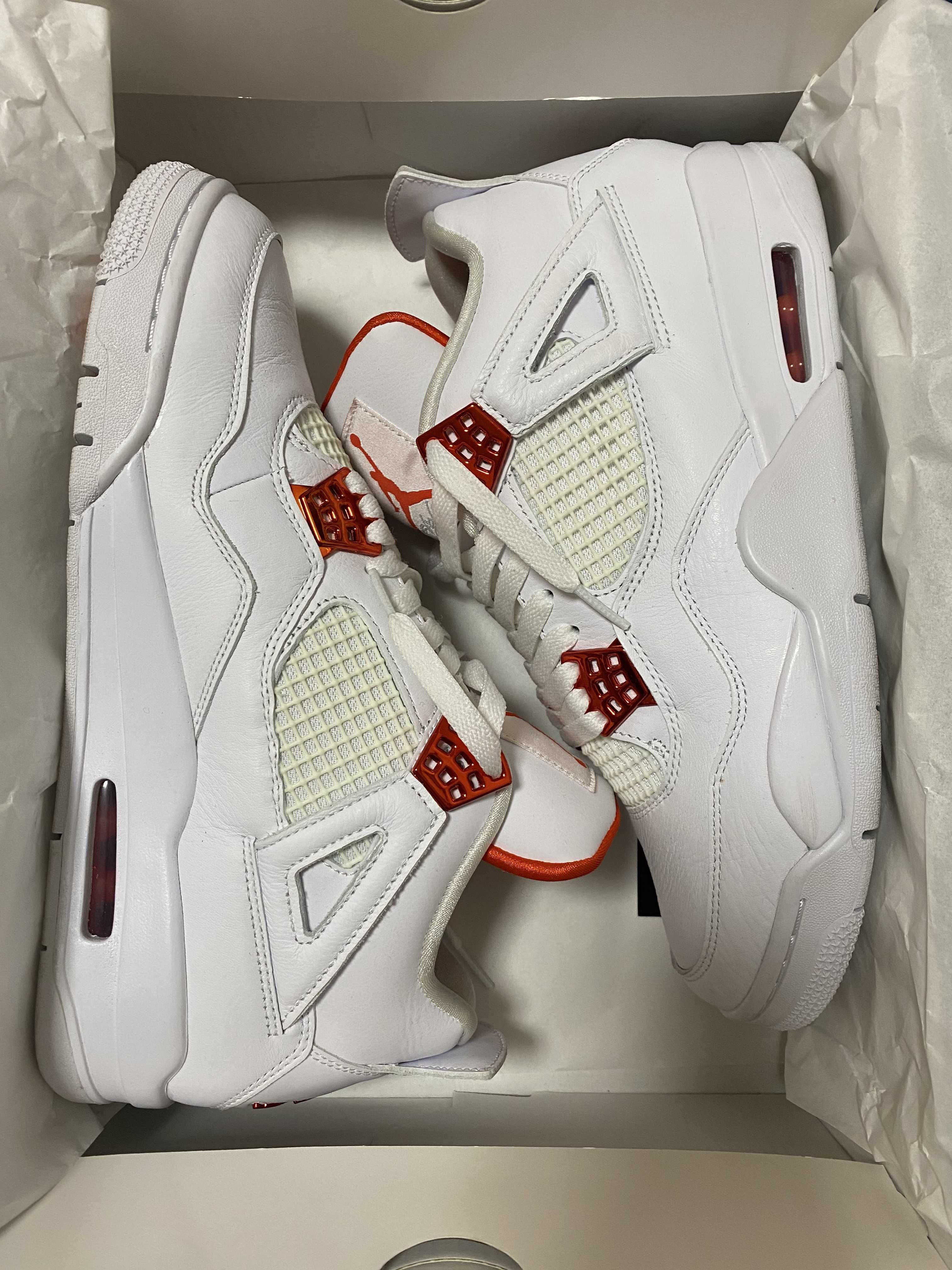 Nike Air Jordan 4 Retro "White/Team Orange"