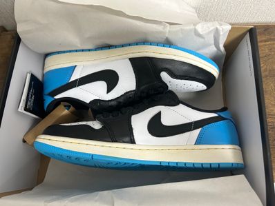 Nike Air Jordan 1 Low OG "Black and Dark Powder Blue/UNC"