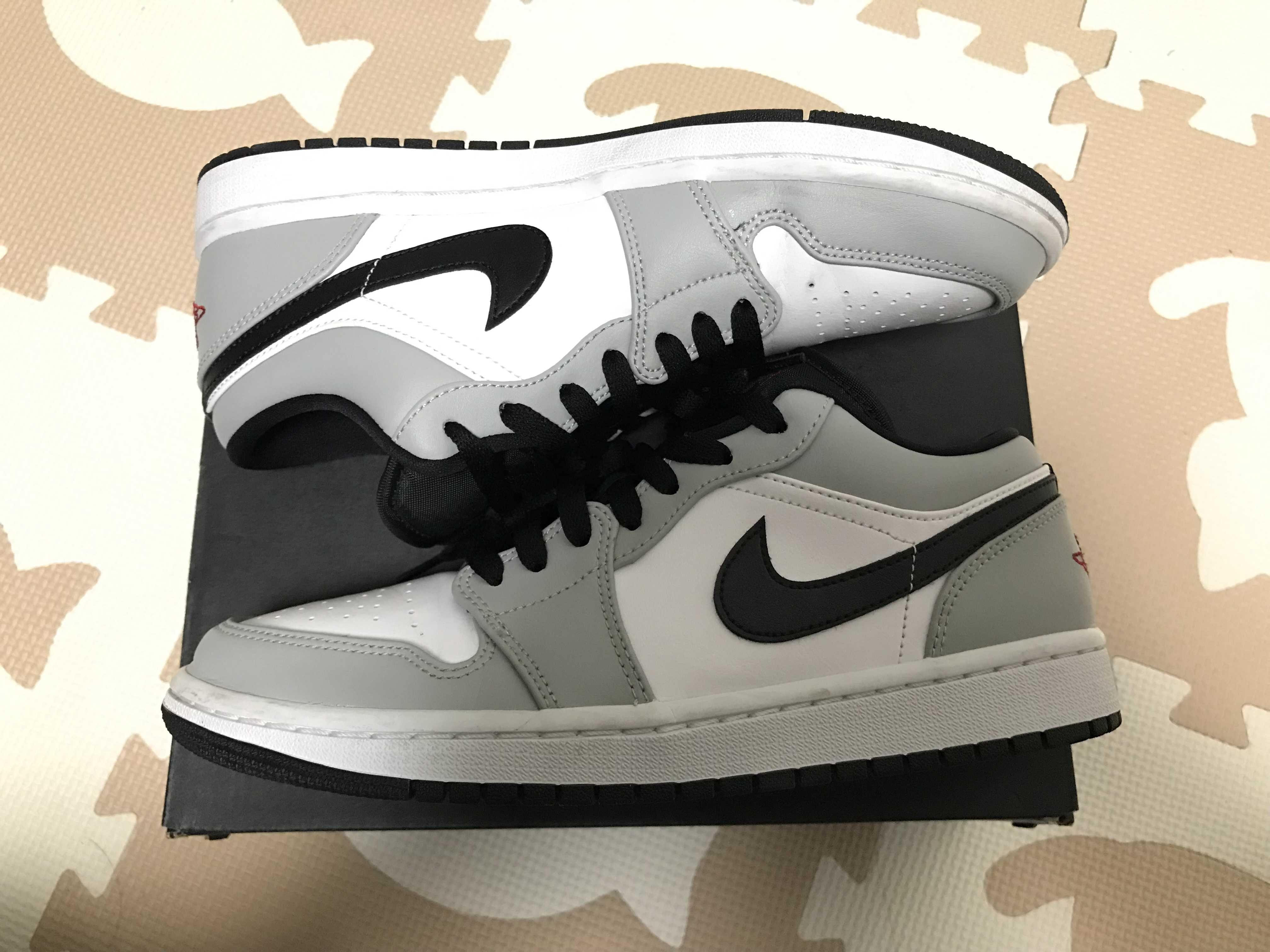 NIKE AIR JORDAN 1 LOW "LIGHT SMOKE GREY"