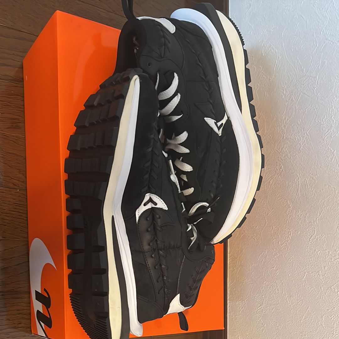 Jean-Paul Gaultier × sacai × Nike Vapor Waffle "Black/Black-White"