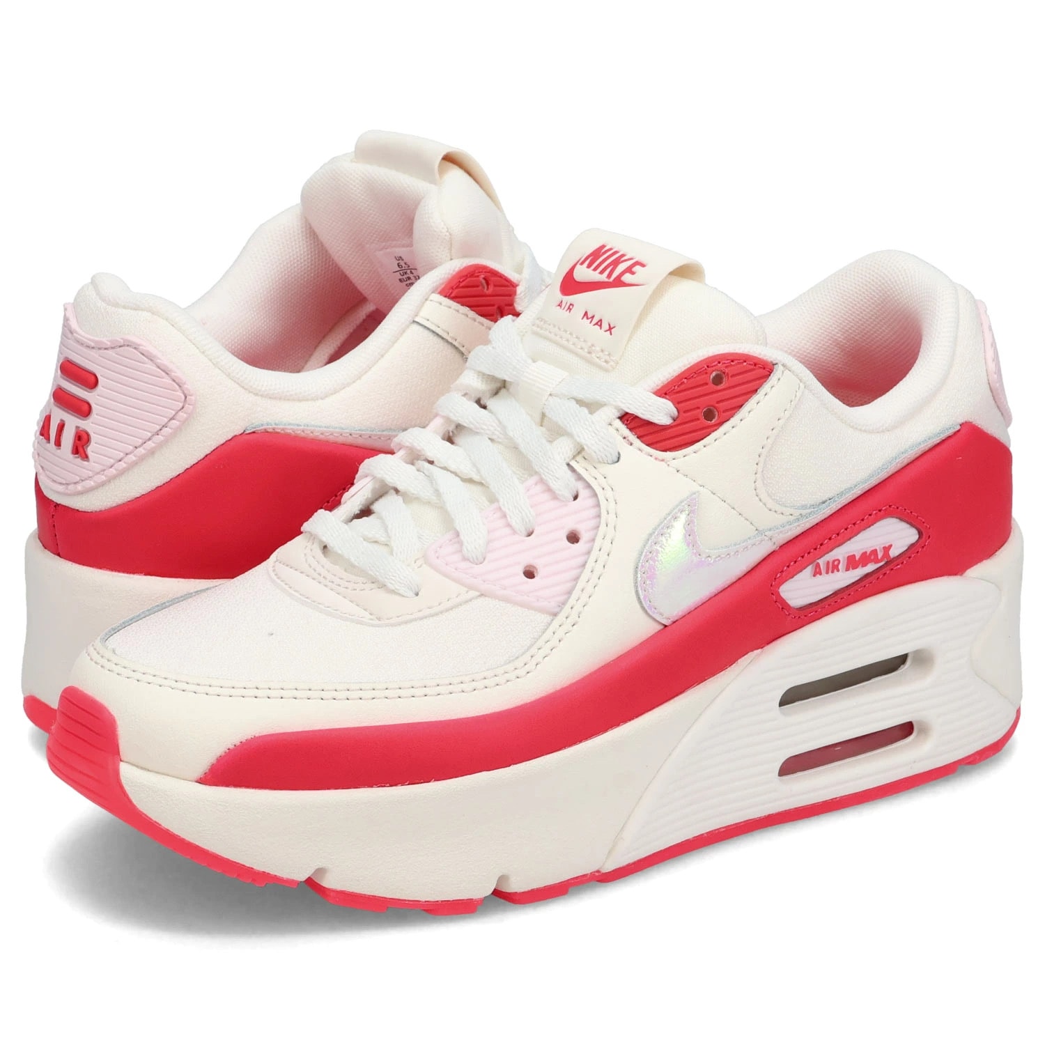 Nike Women's Air Max 90 LV8 "Voile/Rouge/Rose"