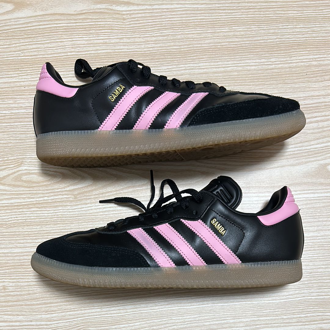 Inter Miami CF × adidas Samba "Core Black/Light Pink/Gum"